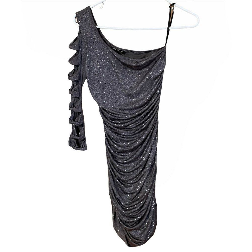 City-triangles Women's Grey and Silver Dress